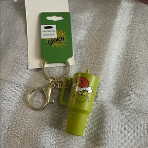 Grinch Keychain with Green Cup (NWTs)